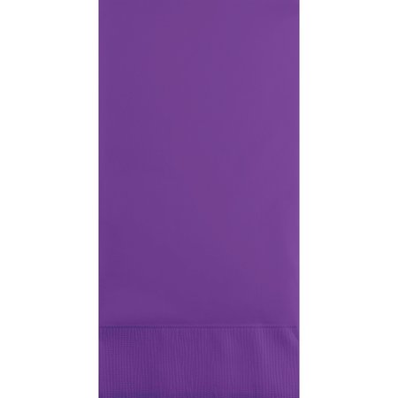 TOUCH OF COLOR Amethyst Purple Guest Towels, 4"x8", 192PK 318942